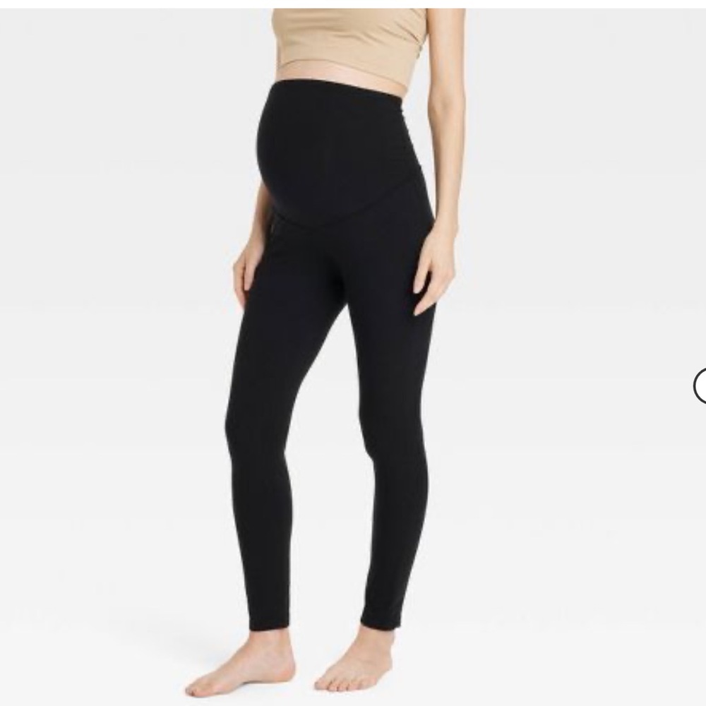 Isabel Black Maternity Leggings size M/L